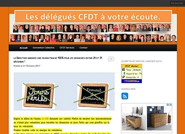 Site de la CFDT Carrefour Market